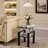 Tempered Black Glass Sofa Table
