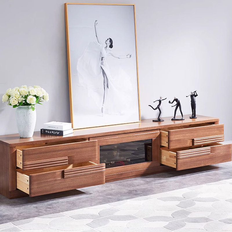 Meuble télé de style américain avec rangement minimaliste