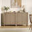 29.1"W Fluted Panel Sideboard  With 2 Adjustable Shelves-1993240175-1993240160