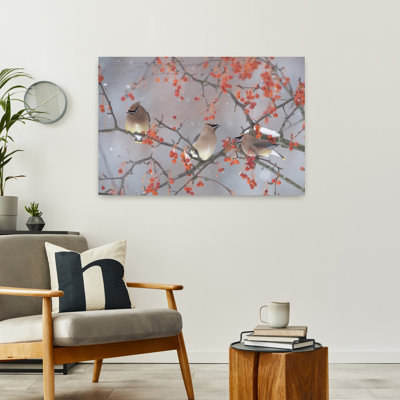 Dashiell Contemporary Art Abstract Contemporary Bird Animal Nature Wall Art - Wrapped Canvas Print