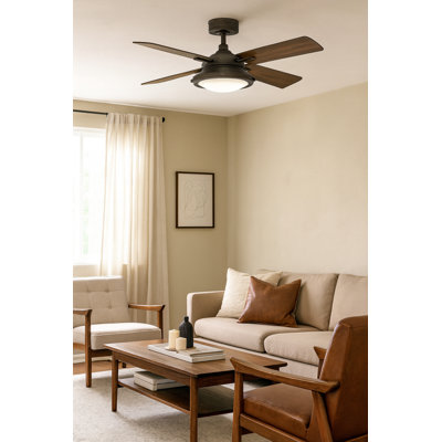 Ventilateur intelligent à DEL 54 po Collier