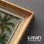 «Tropical Palm Tree Beach Seascape Coastal View», reproduction d'art sur toile encadrée-1630034231-1630034228