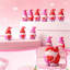 Mini figurines de gnomes gnomes pour cadeaux Petits gnomes à cacher statues de gnomes en caoutchouc pour la fête de la Saint-Valentin-1536332772