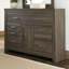 Commode 6 tiroirs avec miroir Keicha