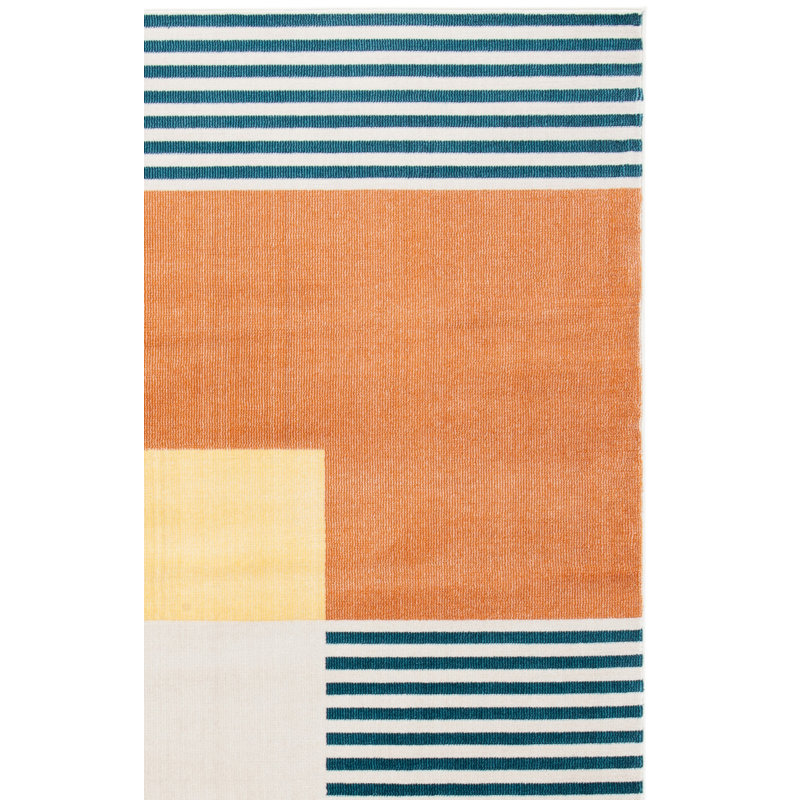 Tapis géométrique Horatio 300 Performance, Tapis de couloir 2 pi 2 po x 9 pi