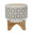 St. Charles Ceramic Planter with Wooden Stand - Modern Decorative Pot for Indoor Plants-436538992-436539268