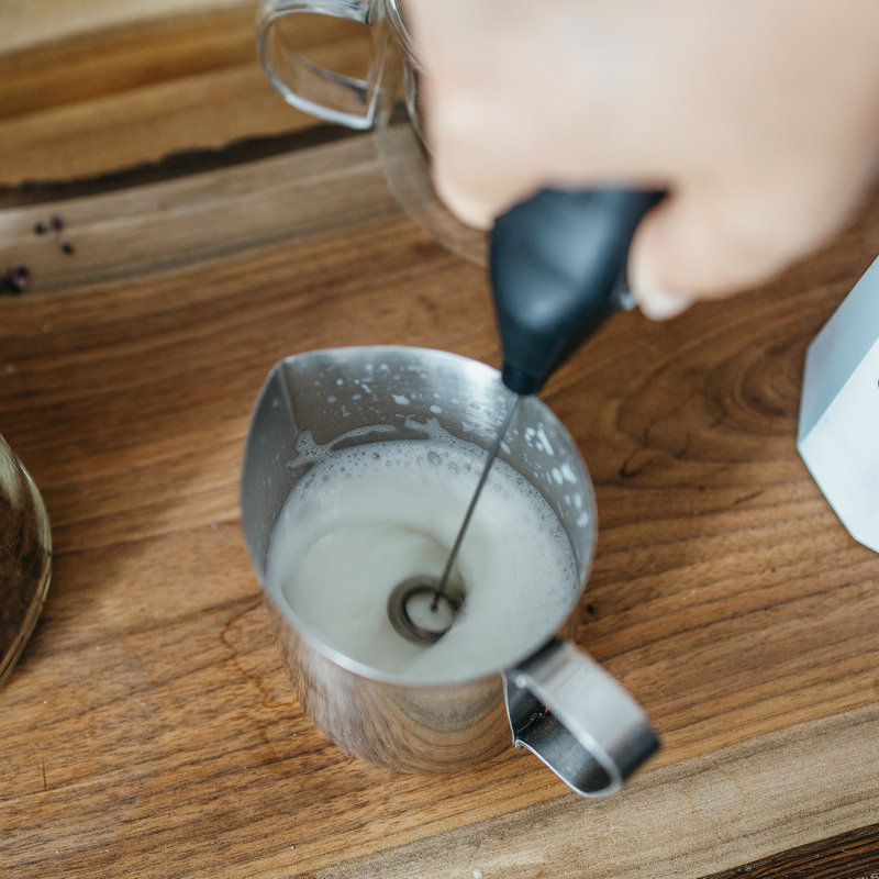 Grosche Handheld Milk Frother, Black