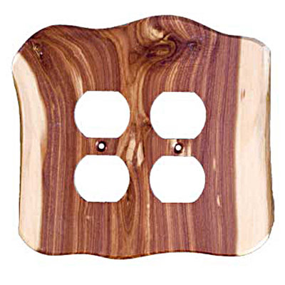 Rustic 2-Gang Duplex Outlet Wall Plate