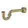 Fauceture Circlet 1-1/4-Inch Brass P-Trap, 18 Gauge