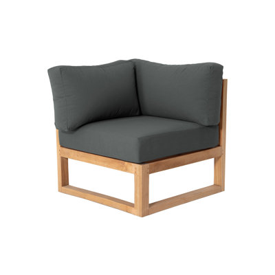 Venice Outdoor Teak Corner Wedge Lounge Chair