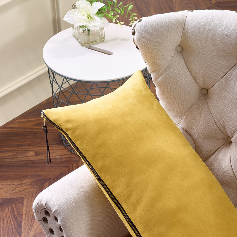 Housse de coussin rectangulaire, Cari citron