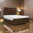 Javari Nibo Platform Bed, Modern Rustic, Solid Wood-807997251