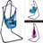 Sorbus Hammock Chair With Stand Adjustable in Blue