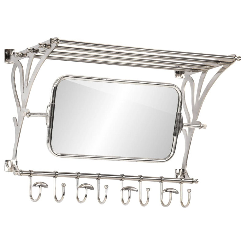 Grands accoudoirs réglables en aluminium argenté Vidaxl, Argent argent, H 23,6 po x l 31,9 po x P 15 po