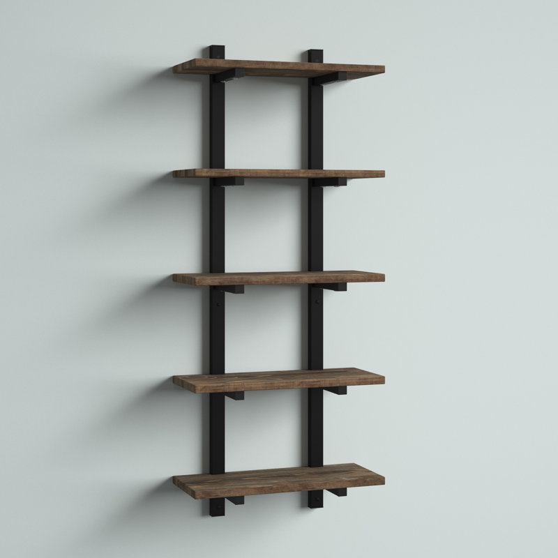 Rundell Manufactured Wood Wall Shelf , 48" H x 20" W x 8" D
