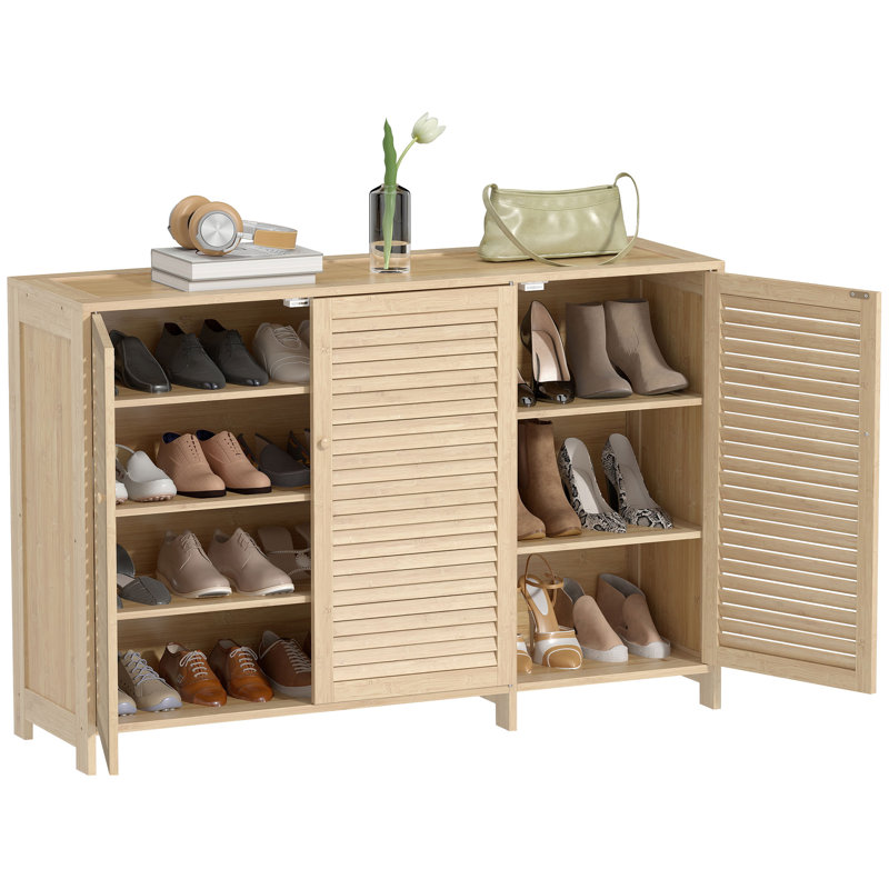 18 Pair Shoe Storage Cabinet