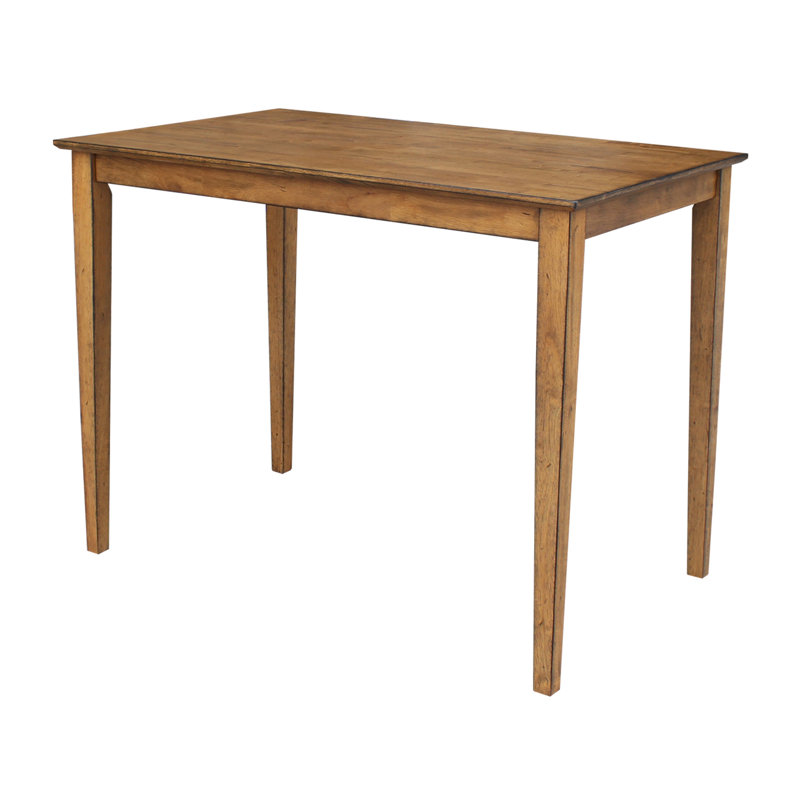 Calumet Heimann Solid Wood Dining Table, White, 36" H x 48" L x 30" W