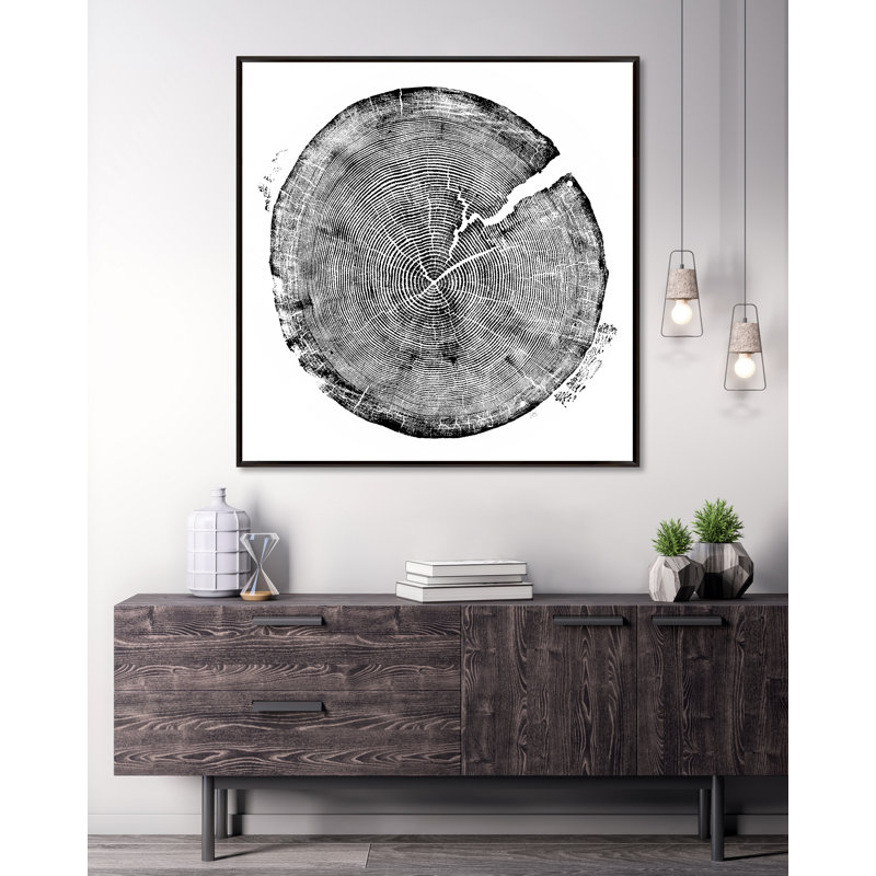Eric Linton " Pine ", Black Framed, 31" H x 30" W