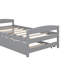 Lit plateforme simple avec lit gigogne-77471011