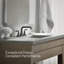 Tone Widespread Bathroom Sink Faucet, Three-Hole Bathroom Faucet with Clicker Drain, 1.2 GPM-1866986262