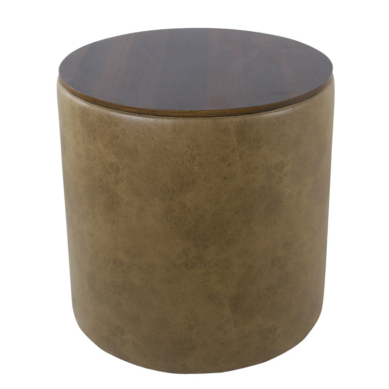 Repose-pieds de rangement rond de 18,5 po Aluino