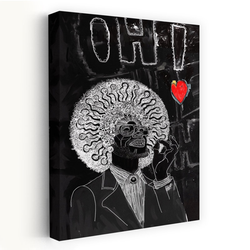 Art contemporain rétro, art mural rétro, H 24 po x l 16 po