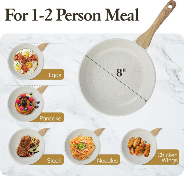 Cook's Companion®, 8.25 Ceramic, Multi Purpose, Frying Pan