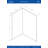 Streamline DSH-1220-118 36 in. L x 48 in. W x 76 in. H 2-Piece Glue-Up Corner Shower Wall Surround in White Marble Finish