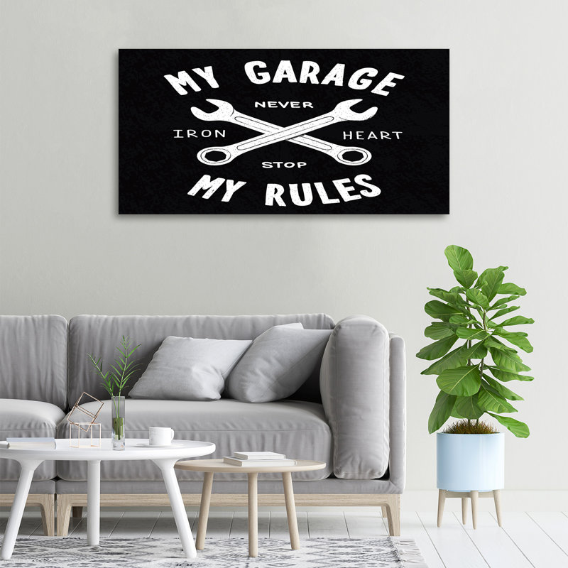 My Garage - No Frame Print on Canvas