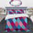 Natural Tones Grey And Beige Mosaic Geometric Shapes Duvet Cover-76290748-129935903