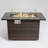 44Inch Outdoor Fire Pit Table, Propane Fire Table With Ceramic Tabletop Gas Fire Table