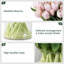 Arrangement de tulipes en soie dans un vase-909185505