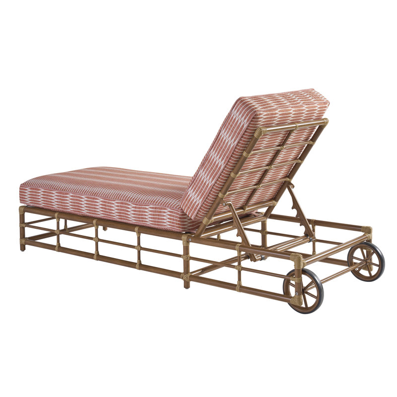 Sandpiper Bay 82" Long Reclining Single Chaise with Sunbrella Cushions