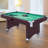 Ensemble de table de billard robuste de 6 pi avec patins, queues de billard, boules, triangles, craies et brosse RayChee 