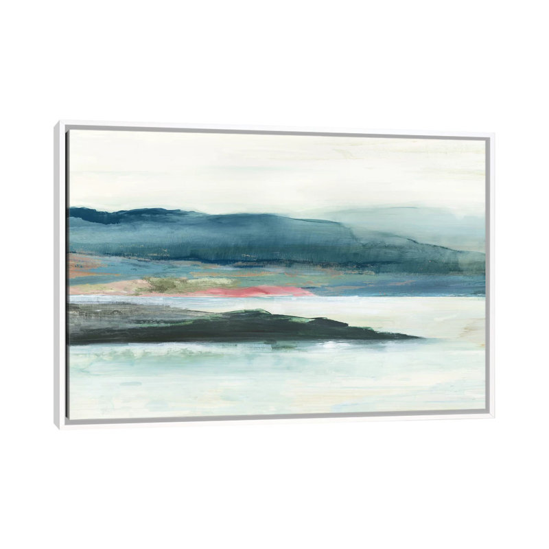 " Peaceful Mind I " by Allison Pearce, No Mat, 40" H x 60" W x 1.5" D, White Framed Canvas