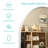 Latwanna Oval Metal Wall Mirror-1008154652-1008154643