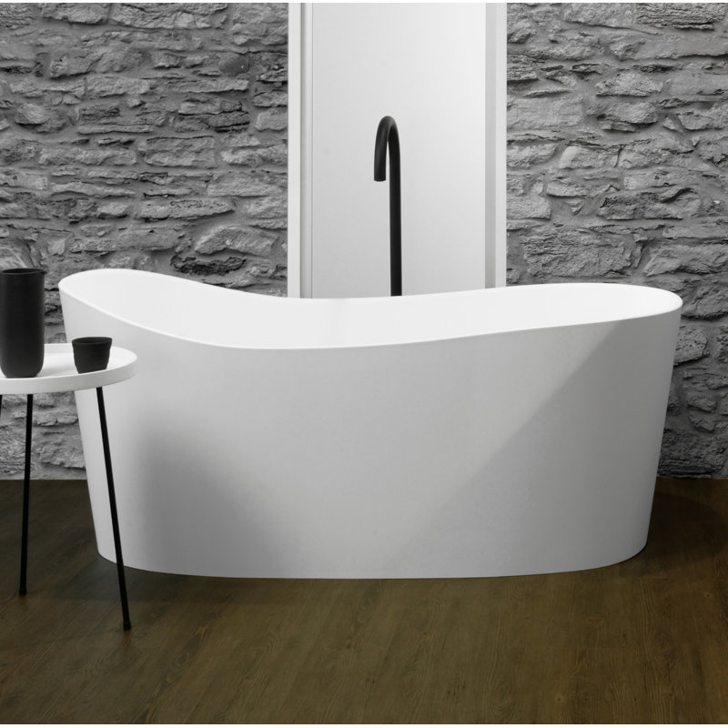 Wave 57.62'' L Soaking Bathtub