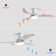 52" Nicola 3 - Blade LED Standard Ceiling Fan with Remote Control and Light Kit Included