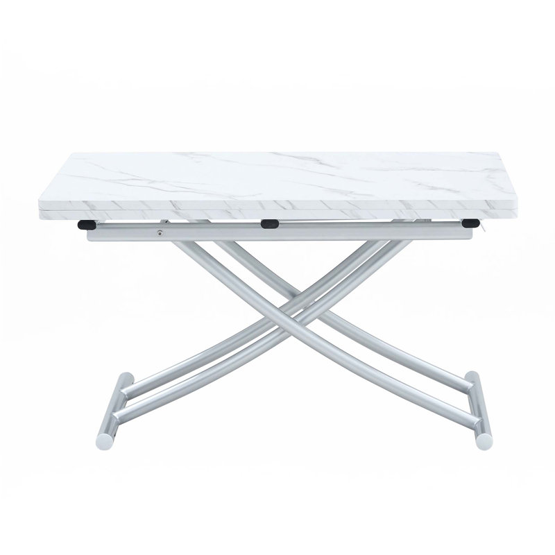 Adjusted Coffee Table With A Side Table