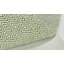 Tapis ivoire / vert en coton tissé à plat à la main Akihiro-1086555285