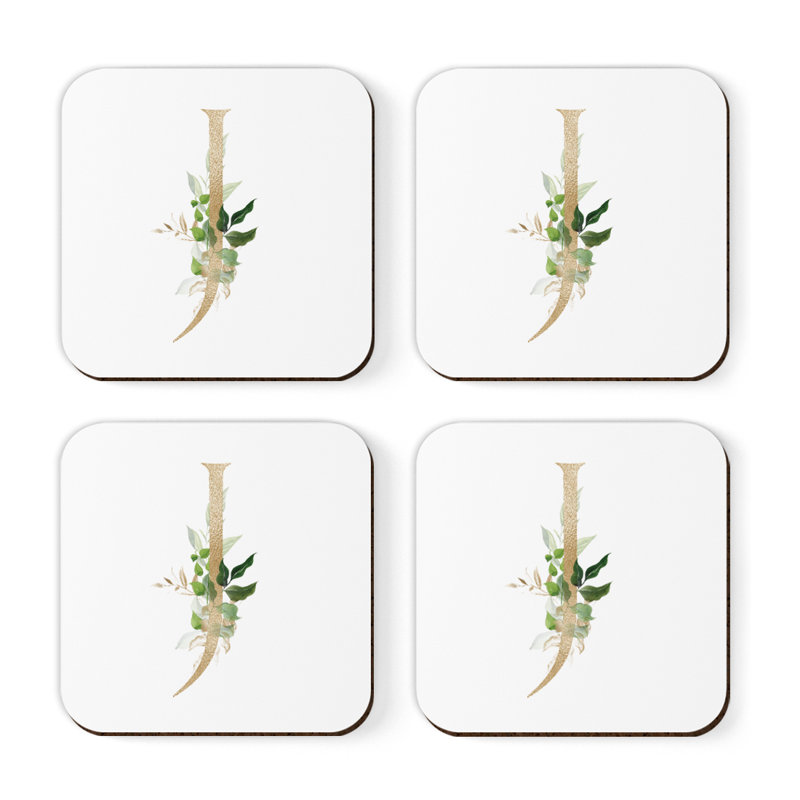 Sous-verre à monogramme Exotic, J