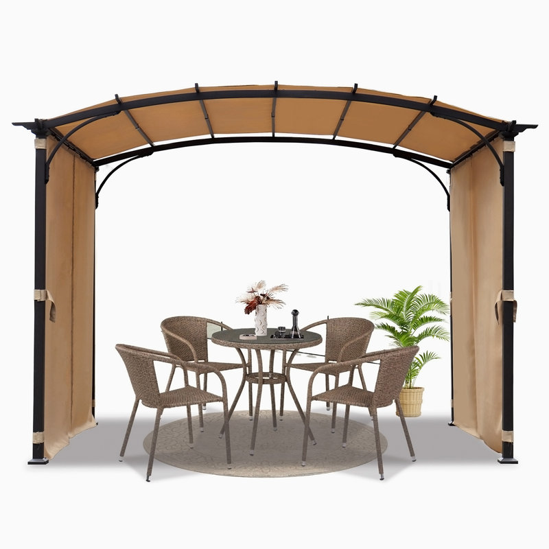 Pavillon de jardin arqué, Kaki