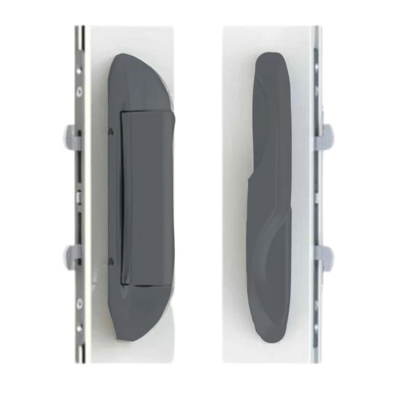 Plaque de poussée coulissante Interlock Intuition, Gris foncé