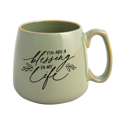 Tasse d'héritage en céramique You Are A Blessing Designer - Contient 15 oz