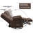 Rozle 39.7" W Manual Upholstered Swivel Rocker Recliner (Set of 2) -820080564