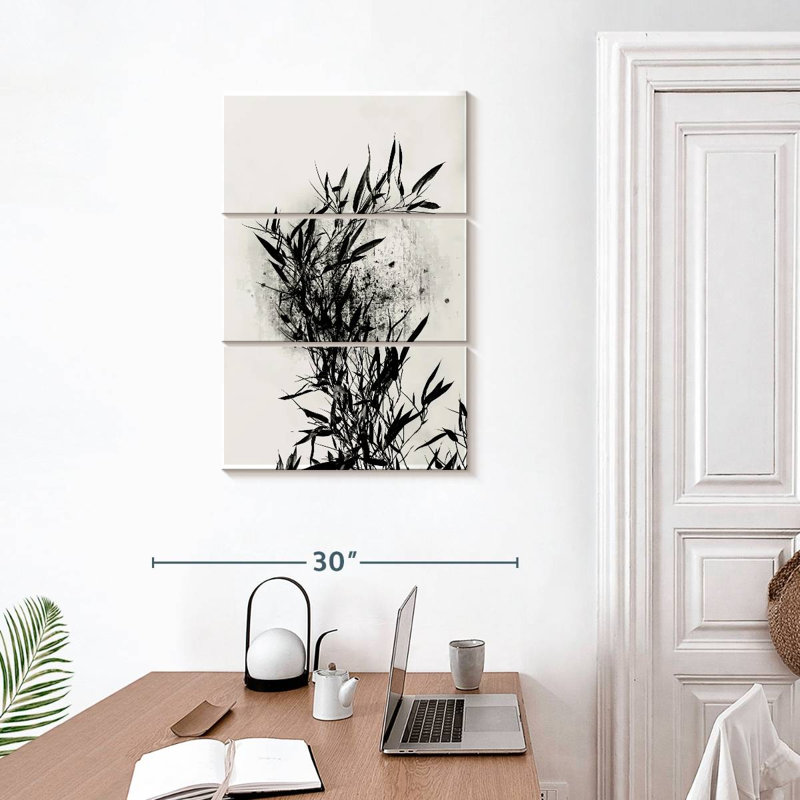 Orchidée noire Harnek, H 32 po x l 20 po