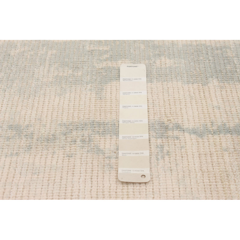 Tapis beige tissé à la main