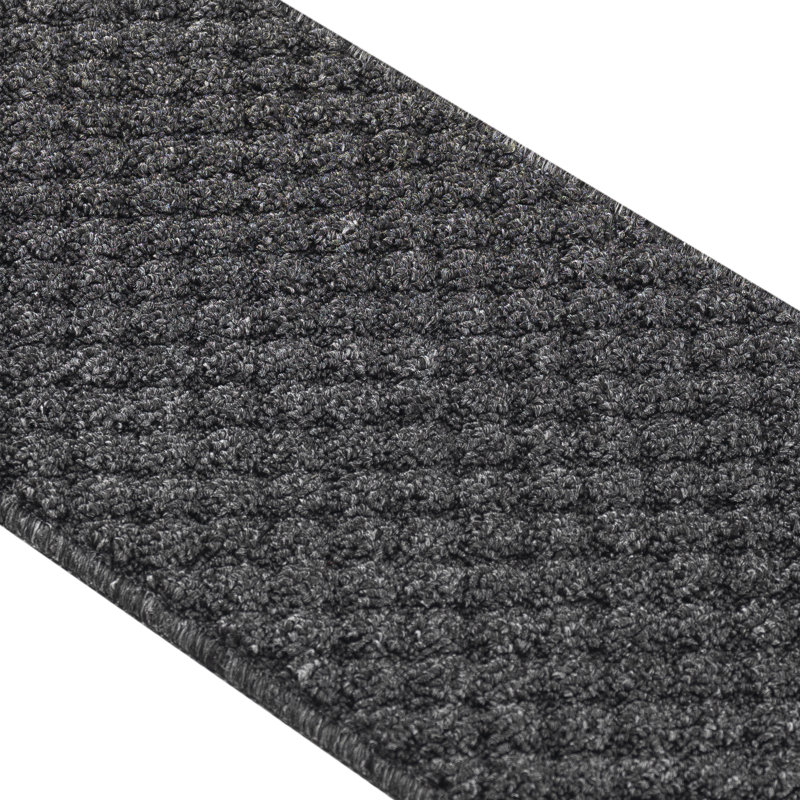 Tapis d'escalier antidérapant Idlewild, Gris foncé
