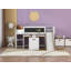 Lit mezzanine simple bas avec bureau Hassam par Harriet Bee