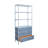 Flynn Etagere Storage Bookcase-109846974